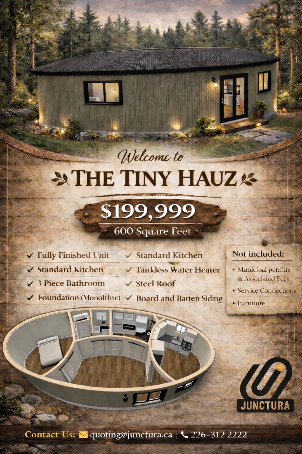 Oval Tiny Hauz